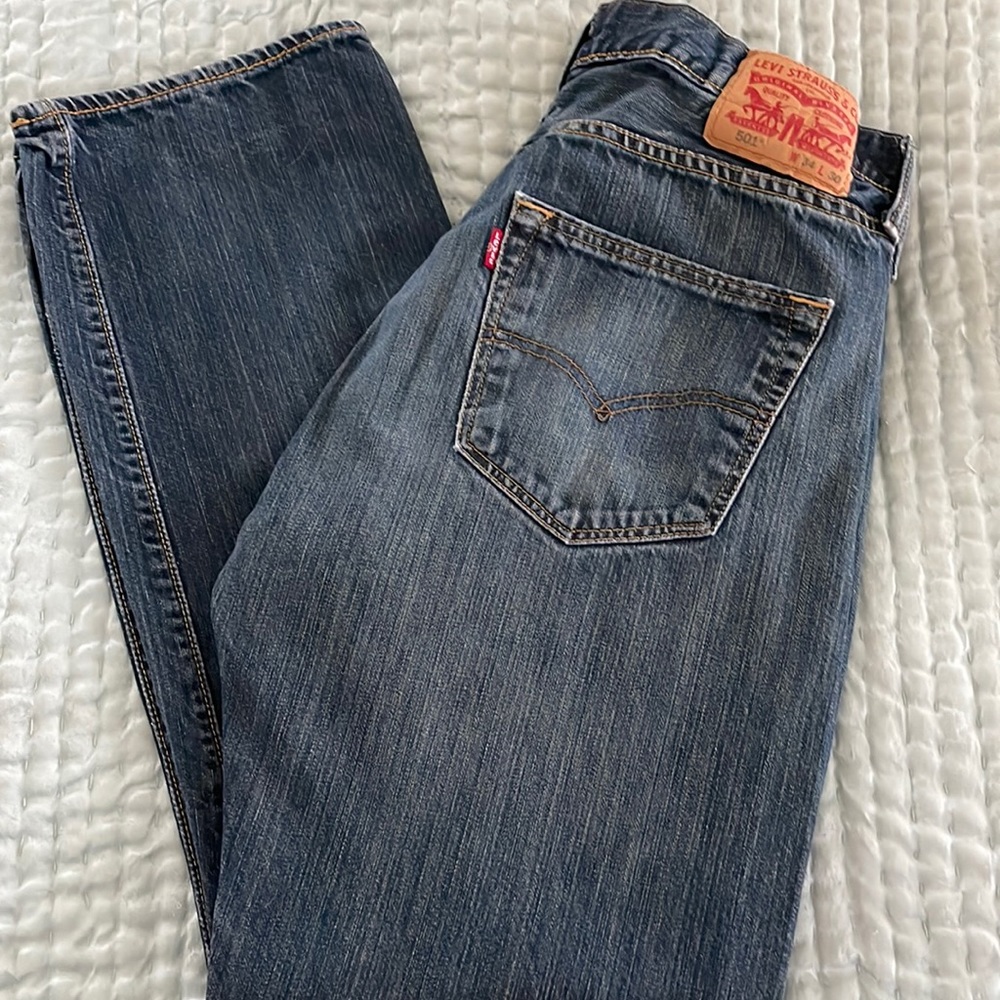 Men’s Levi 501 button fly